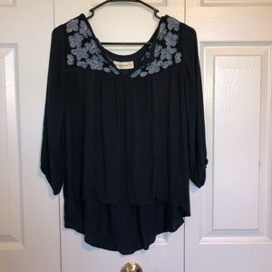 Abercrombie & Fitch Navy Blue Shirt